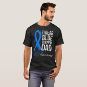 父のALSに青を着よう Tシャツ (正面フル)