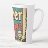 父はデジタ最高のルアートを知る カフェラテマグ (右)