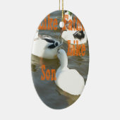 父は息子が好きだ。 セラミックオーナメント (右)