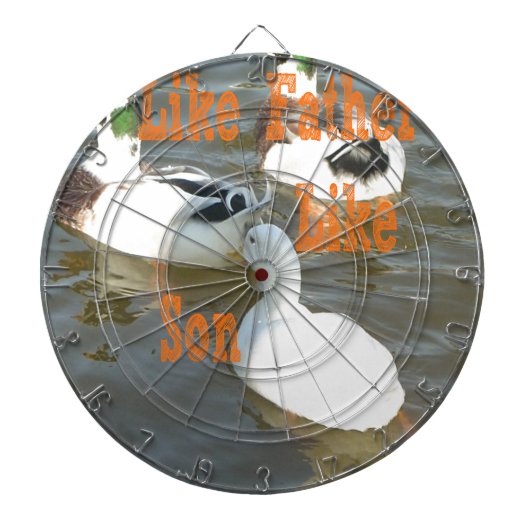 父は息子が好きだ。 ダーツボード (正面)