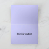 父は最も暗いことを言う カード (内部)