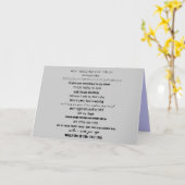 父は最も暗いことを言う カード (黄色い花)