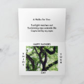 父は木カードのようです カード (内部)