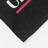 父は無条件に愛する人である フリースブランケット (角)