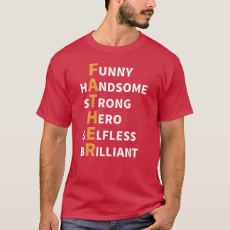 父は父の日用品の家族を愛している Tシャツ