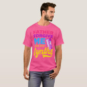 父は私のシンセのデザインEdm Rave Teのために私を許す Tシャツ (正面フル)