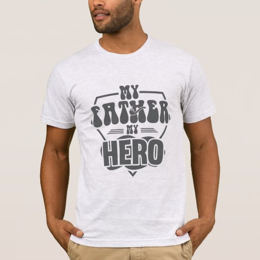 父は私のヒーロー Tシャツ (正面)