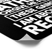 父は私を許す彼の利益のためにイエストレーニング ポスター (角)