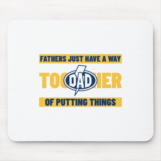 父は道を譲らぬ マウスパッド (正面)