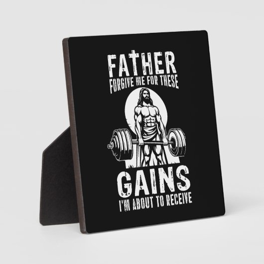 父は、これらの利益のために私を許す – イエストレーニング フォトプラーク (正面)