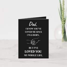 父へのプレゼント 黒白 モダン シーズンカード