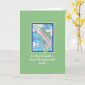 父への父の日 カード (黄色い花)