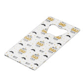 父への贈り物最高のパパEver Black金ゴールド クレジットカード栓抜き (正面アングル)