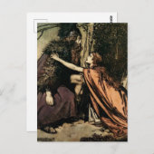 『父よ父よ汝を病む』 Arthur Rackham ポストカード (正面/裏面)