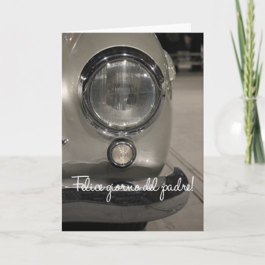 父イタリアンの日 カード (正面)