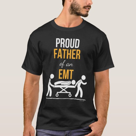 父エム誇りを持ったダディ父祖父パパファ Tシャツ (正面)