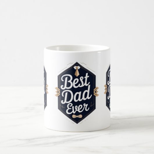 父エレガントの日マグカップデザイン コーヒーマグカップ (中央)