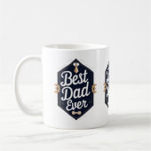 父エレガントの日マグカップデザイン コーヒーマグカップ (左)