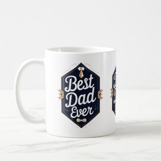 父エレガントの日マグカップデザイン コーヒーマグカップ (左)