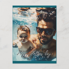 父カスタムと息子のはがきの写真1枚 ポストカード