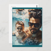 父カスタムと息子のはがきの写真1枚 ポストカード (正面/裏面)