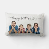 父カスタムの日の写真枕 ランバークッション (裏面)