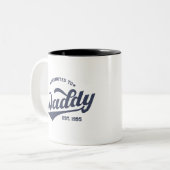 父カスタム父の日に昇進した ツートーンマグカップ (正面左)