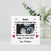 父カスタム父の日の贈り物をパパに贈る シーズンカード (スタンド正面)