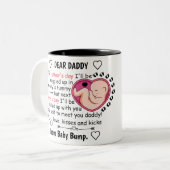 父カスタム父の日の贈り物をパパに贈る ツートーンマグカップ (正面左)