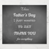 父カッコいいの日お礼 ビールラベル (シングルラベル)