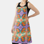 父カラフルの日のオレンジ エプロン (インサイチュ)