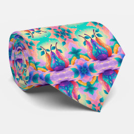 父カラフルの日の梨 ネクタイ