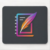 父カラフル マウスパッド (正面)