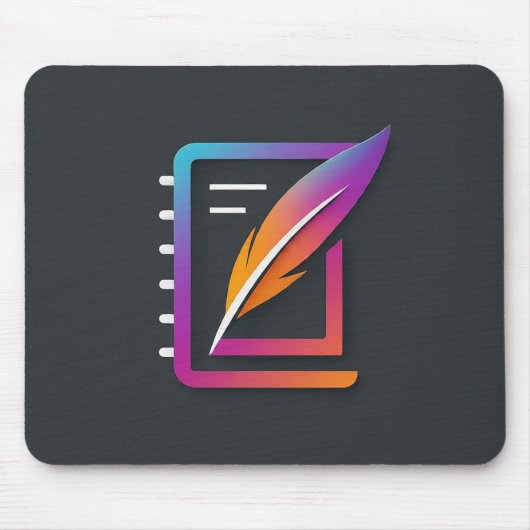 父カラフル マウスパッド (正面)