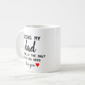 父ギフトおもしろい誕生日パパ父の日 コーヒーマグカップ (正面左)