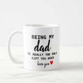 父ギフトおもしろい誕生日パパ父の日 コーヒーマグカップ (左)