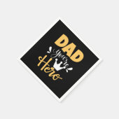 父ギフトパパお前は英雄 スタンダードカクテルナプキン (角)