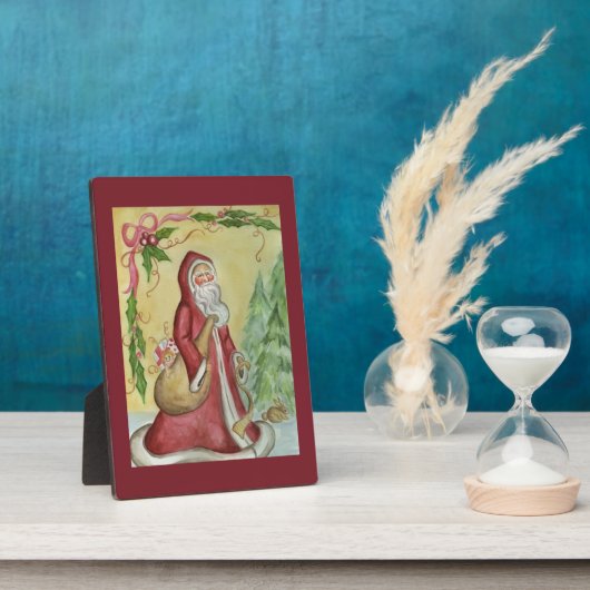 父クリスマスアートデコレーションプラーク フォトプラーク (側面)