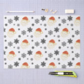 父クリスマスサンタクローススノーイラストレーション 薄葉紙 (クラフト)