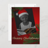 父クリスマスジュニアポストコード シーズンポストカード (正面/裏面)