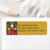 父クリスマスホリデーラベル ラベル (インサイチュ)