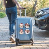 父クリスマスメリークリスマスステッカーセット シール (スーツケースインサイチュ)