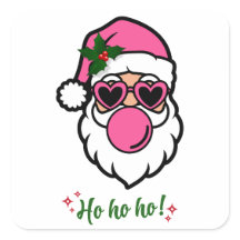 父クリスマスメリークリスマスステッカー