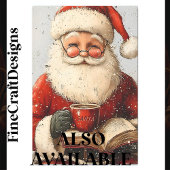 父クリスマス、マグカップ、本、カスタムAZ2デコページ 薄葉紙