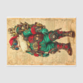 父クリスマスSteampunk Vibe BL6 Decopage 薄葉紙 (正面)