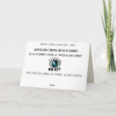 父クールの日は何もない カード (裏面)