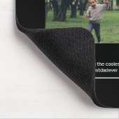 父クールの日パパInstagramポストのカスタム写真 マウスパッド (コーナー)