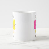 父クールポップ・アートのの日まで ジャンボコーヒーマグカップ (正面)