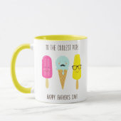 父クールポップ・アートのの日まで マグカップ (左)