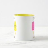 父クールポップ・アートのの日まで マグカップ (中央)